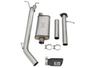 aFe Mach Force-XP Exhaust 3in CB SS 15-17 GM Colorado/Canyon 2.5L/3.6L Side Exit w/ Black Tip - afe49-44058-B