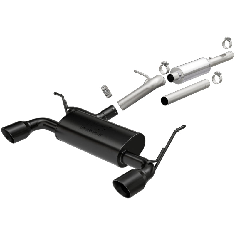 MagnaFlow Cat-Back 12-16 Jeep Wrangler GT 3.6L V6 Black Tips - mag19327