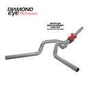 Diamond Eye KIT 4in CB MFLR RPLCMENT PIPE DUAL AL: 2004.5-2007.5 DODGE CUMMINS 600 - depK4236A-RP