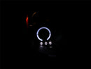ANZO 2003-2005 Nissan 350Z Projector Headlights w/ Halo Black - anz121444