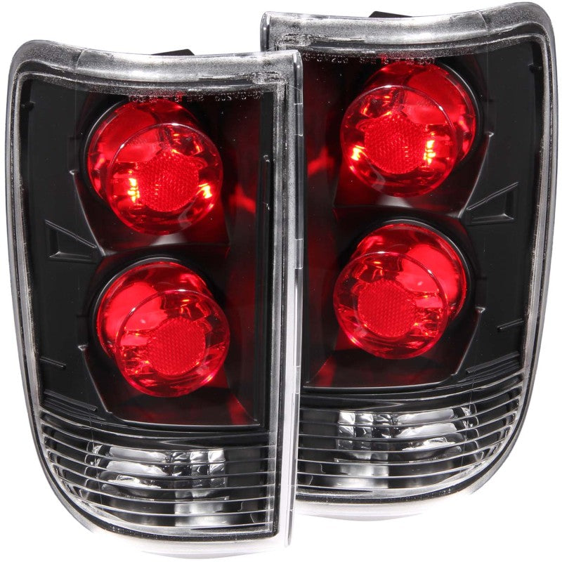ANZO 1995-2005 Chevrolet Blazer Taillights Dark Smoke - anz221173