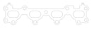 Cometic Mazda B6 16V 89-93 Exhaust .030 inch MLS Head Gasket 1.765 inch X 1.020 inch Port - cgC4165-030