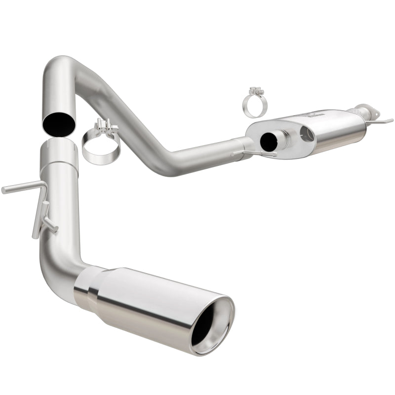 MagnaFlow 15-16 Ford Expedition V6 3.5L Cat-Back, SS, 4in Tip Single Psgr Side Exit - mag19051
