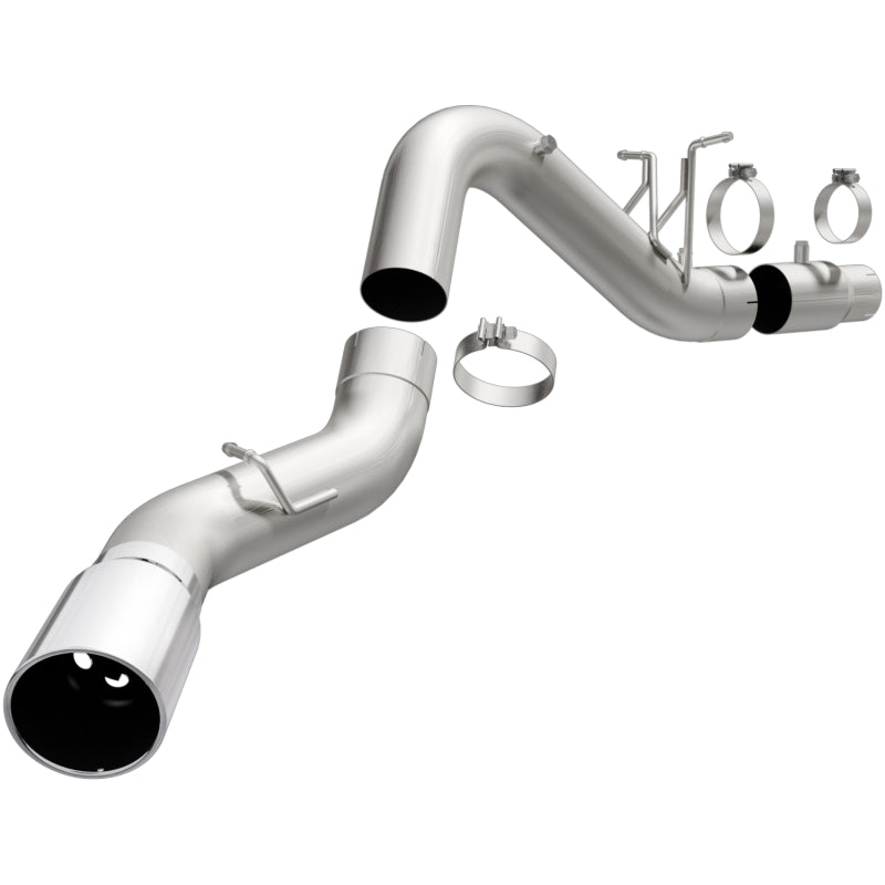 MagnaFlow SYS Cat-Back 2017 Chevrolet Silverado 6.6L Diesel Polished Single Wall 6in Tip - mag17870