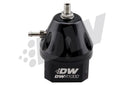 DeatschWerks DWR2000 Adjustable Fuel Pressure Regulator - Black - dw6-2000-FRB