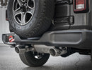 aFe Rebel Series 2.5in 409 SS Axle-Back Exhaust w/ Polished Tips 2018+ Jeep Wrangler (JL) V6 3.6L - afe49-48067-P