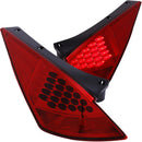 ANZO 2003-2005 Nissan 350Z LED Taillights Red - anz321083