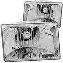 ANZO 1993-1998 Jeep Grand Cherokee Crystal Headlights Chrome - anz111066