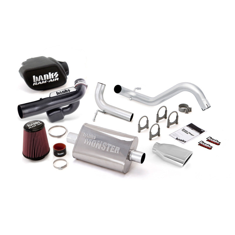 Banks Power 12-15 Jeep 3.6L Wrangler 2dr Stinger Sys (no AutoMind) - SS Single Exh w/ Chrome Tip - gbe51344