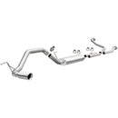 MagnaFlow CatBack 07-15 Nissan Titan V8 LGAS/LFLEX Single MF Polished Stainless Exhaust - mag19421