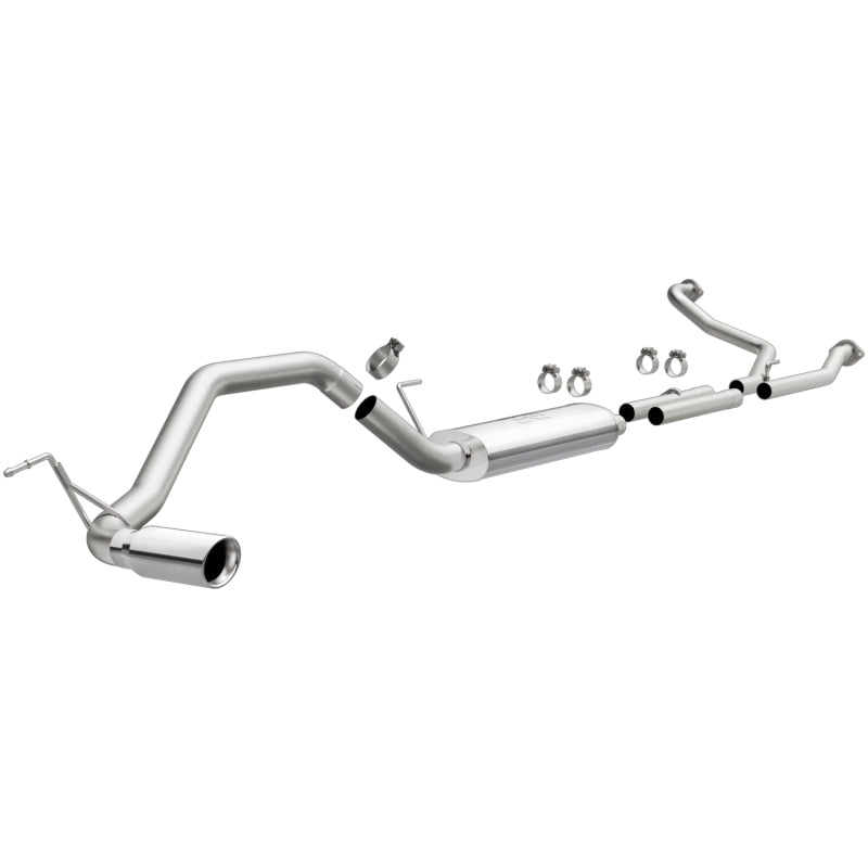 MagnaFlow CatBack 07-15 Nissan Titan V8 LGAS/LFLEX Single MF Polished Stainless Exhaust - mag19421