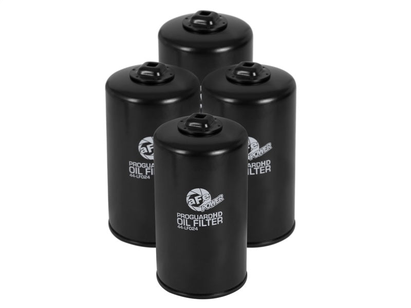 aFe Pro GUARD D2 Oil Filter 11-17 Ford Diesel Trucks V8 6.7L (td) (4 Pack) - afe44-LF024-MB