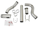 aFe ATLAS 5in DPF-Back Alum Steel Exhaust System w/Polished Tip 2017 Ford Diesel Trucks V8-6.7L (td) - afe49-03090-P