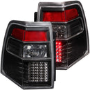 ANZO 2007-2014 Ford Expedition LED Taillights Black - anz311110