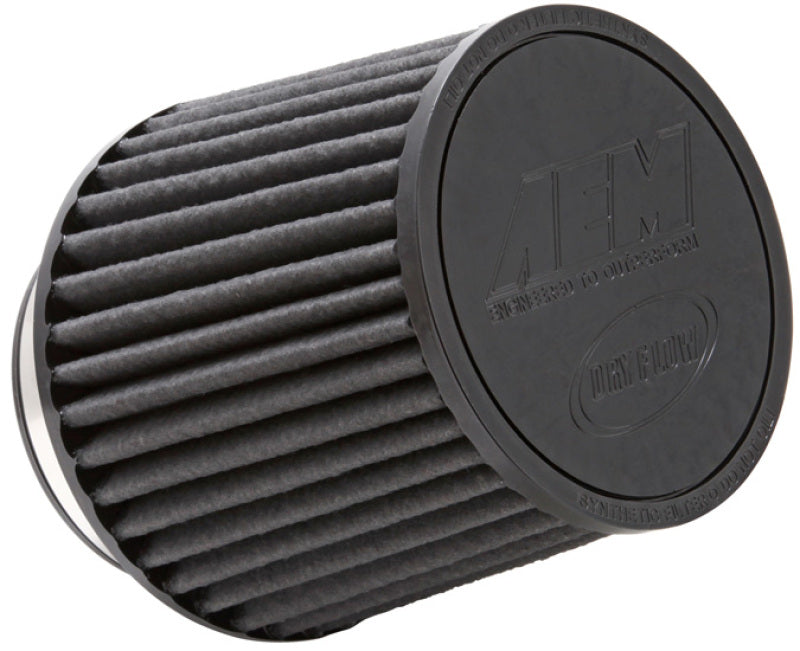 AEM Brute Force Dryflow Air Filter - Conical 6in Base OD / 5.125in Top OD / 5.25in Height - aem21-205BF