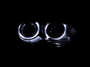 ANZO 2000-2003 BMW 3 Series E46 Projector Headlights w/ Halo Black - anz121269
