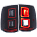 ANZO LED Black 13-17 Dodge Ram 1500/2500/3500 LED Taillights Black - anz311273