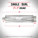 MagnaFlow Muffler Mag SS 30X7X7 2.5/2.5 C/D - mag12763