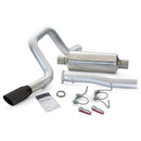 Banks Power 07-14 Toyota 4.0 FJ Cruiser Monster Exhaust Sys - SS Single Exhaust w/ Obround Black Tip - gbe48141-B