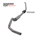 Diamond Eye KIT 4in TB SGL SS: 94-97 FORD 7.3L F250/F350 PWRSTROKE NFS W/ CARB EQUIV STDS - depK4306S