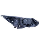 ANZO 2012-2014 Ford Focus Projector Headlights w/ Plank Style Design Black - anz121490