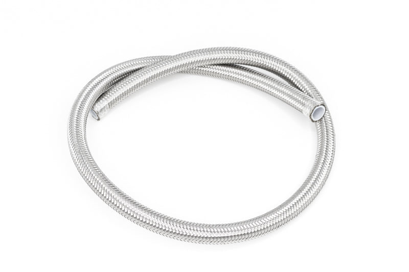 DeatschWerks 8AN SS Double Braided PTFE Hose 3 Feet - dw6-02-0862-3