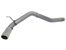 aFe LARGE Bore HD Exhausts 5in DPF-Back SS-409 2016 Nissan Titan XD V8-5.0L CC/SB (td) - afe49-46112-P