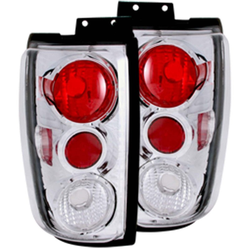 ANZO 1997-2002 Ford Expedition Taillights Chrome - anz211055