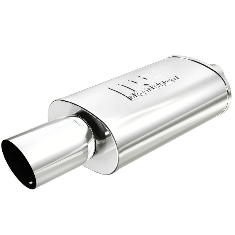 MagnaFlow Muffler W/Tip Mag SS 14X5X8 2.25/4. - mag14827