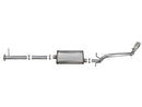 aFe Mach Force-XP Exhaust 3in CB SS 15-17 GM Colorado/Canyon 2.5L/3.6L Side Exit w/ Polished Tip - afe49-44058-P