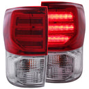 ANZO 2007-2013 Toyota Tundra LED Taillights Red/Clear G2 - anz311204