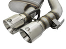 aFe MACHForce XP 3in 304 SS Axle-Back Dual Exhaust (NPP) w/ Polished Tips 16-17 Camro SS V8-6.2L - afe49-34068-P