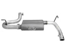 aFe Scorpion 2-1/2in Alum Steel Axle-Back Exhaust w/Polished Tip 07-18 Jeep Wrangler JK V6-3.6/3.8L - afe49-08047-P