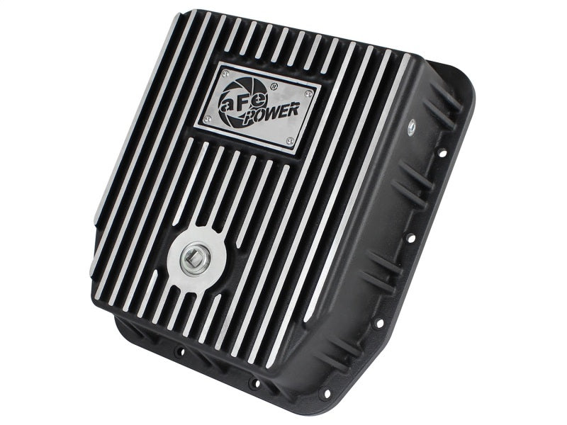 afe Transmission Pan (Black); Ford Trucks 94-08 AODE - afe46-70222