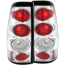 ANZO 1999-2002 Chevrolet Silverado 1500 Taillights Chrome - anz211023