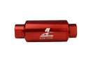 Aeromotive In-Line Filter - AN-10 size - 40 Micron SS Element - Red Anodize Finish - aer12335