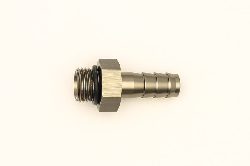 DeatschWerks 6AN ORB Male To 3/8in. Male Triple Barb Fitting (Incl. O-Ring) - dw6-02-0501