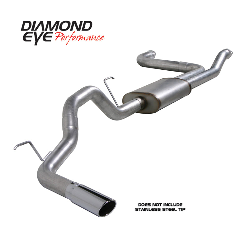 Diamond Eye KIT 3-1/2in CB SGL GAS AL NISSAN TITAN 5.6L 07-10 - depK3520A