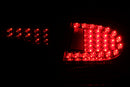 ANZO 2006-2011 Honda Civic LED Taillights Black - anz321152