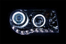 ANZO 2005-2010 Chrysler 300C Projector Headlights w/ Halo Chrome (CCFL) G2 - anz121250