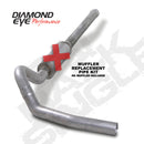 Diamond Eye KIT 4in CB SGL MFLR RPLCMENT PIPE AL CHEVY/GMC 6.6L 2500/3500 2006-2007.5 - depK4122A-RP