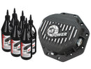 AFE Rear Differential Cover Black Machined Pro Dodge/RAM 94-15 Corporate 9.25 (12-Bolt) w/ Gear Oil - afe46-70272-WL