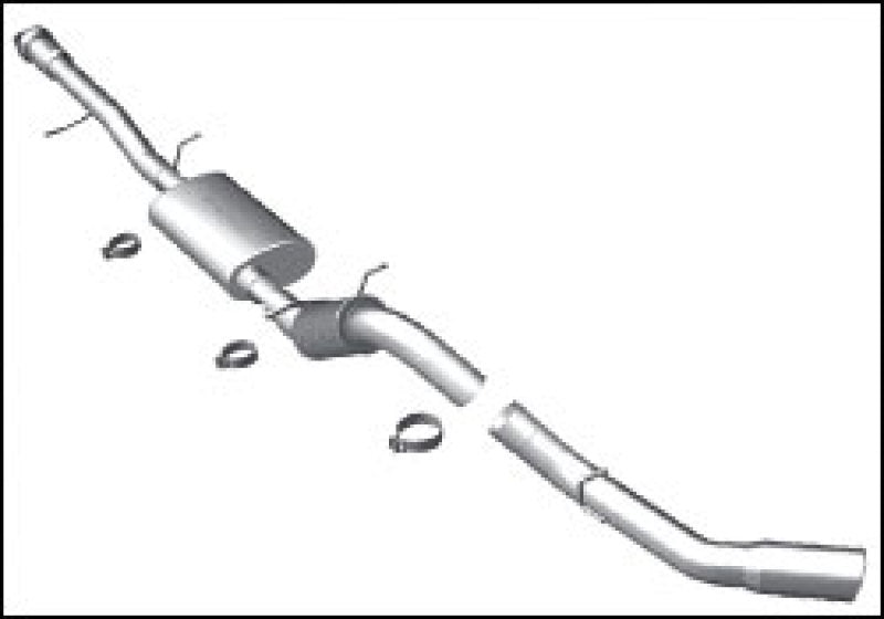 MagnaFlow SYS Cat-Back 2010 GMC Sierra Denali 6.2L - mag15573