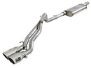 aFe Rebel Series 2.5in SS Cat-Back Exhaust w/ Polished Tip 07-18 Jeep Wrangler (JK) V6 3.6/3.8L 4dr - afe49-48054-P