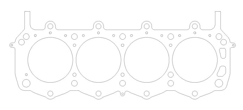 Cometic Ford Man-O-War 4.155in Bore .040 inch MLS-6 Bolt 10 Degree Headgasket - cgC5134-040