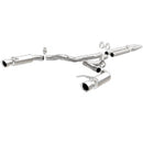 MagnaFlow Cat Back, SS, 3in, Competition, Dual Split Polished 4.5in Tips 2015 Ford Mustang GT V8 5.0 - mag19101