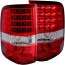 ANZO 2004-2008 Ford F-150 LED Taillights Red/Clear - anz311022