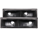 ANZO 1988-1998 Chevrolet C1500 Euro Parking Lights Black - anz511053