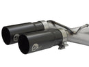 aFe Rebel Exhausts Cat-Back SS Ford F-150 04-08 V8 4.6/5.4L w/ Black Tips - afe49-43079-B