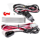 ANZO 12V Wiring Kit Universal 12V Auxiliary Wiring Kit w/ Illuminated Switch - anz851062
